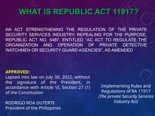 what is ra 5487|REPUBLIC ACT NO. 11917 .
